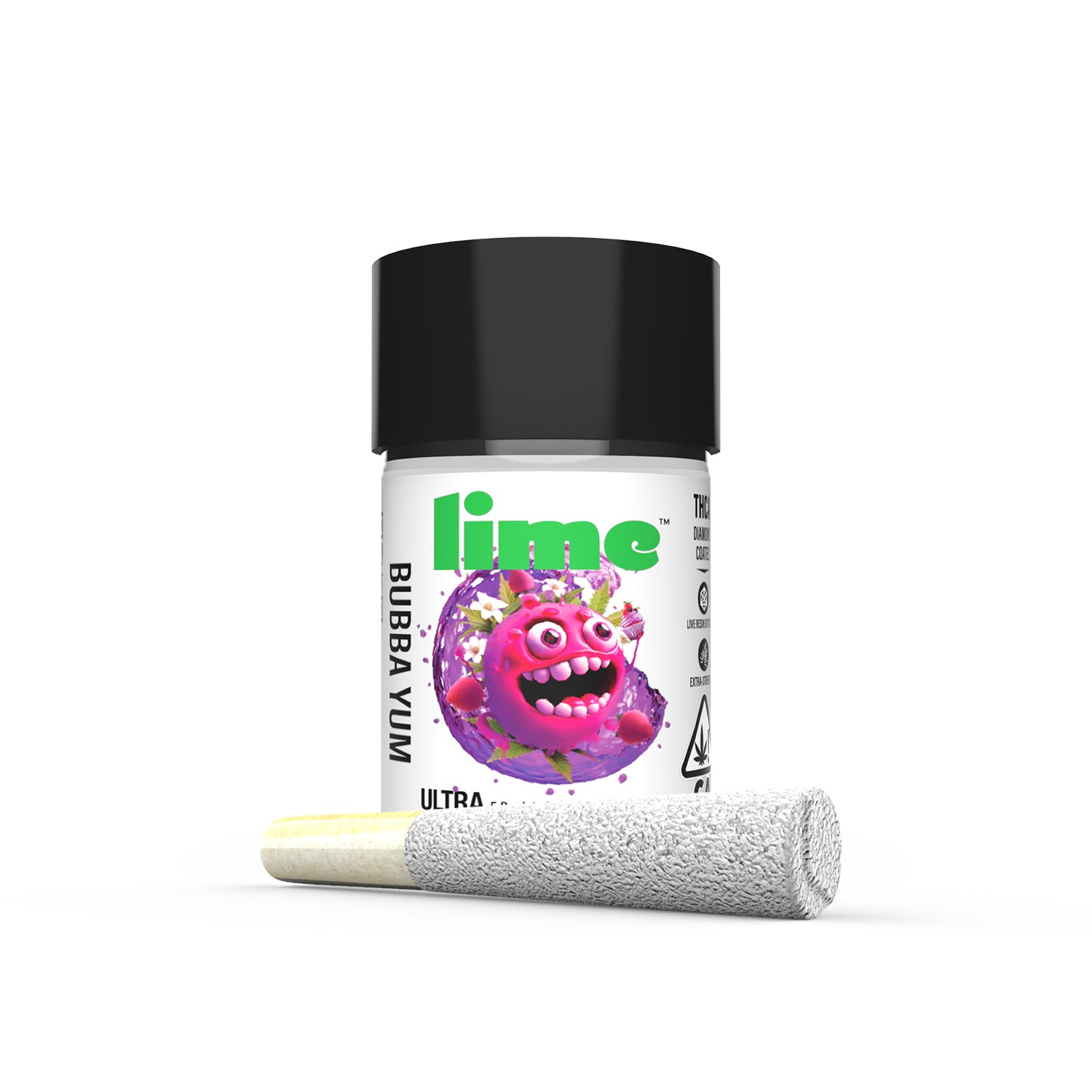 5-Pack THCA Infused Prerolls : Bubba Yum