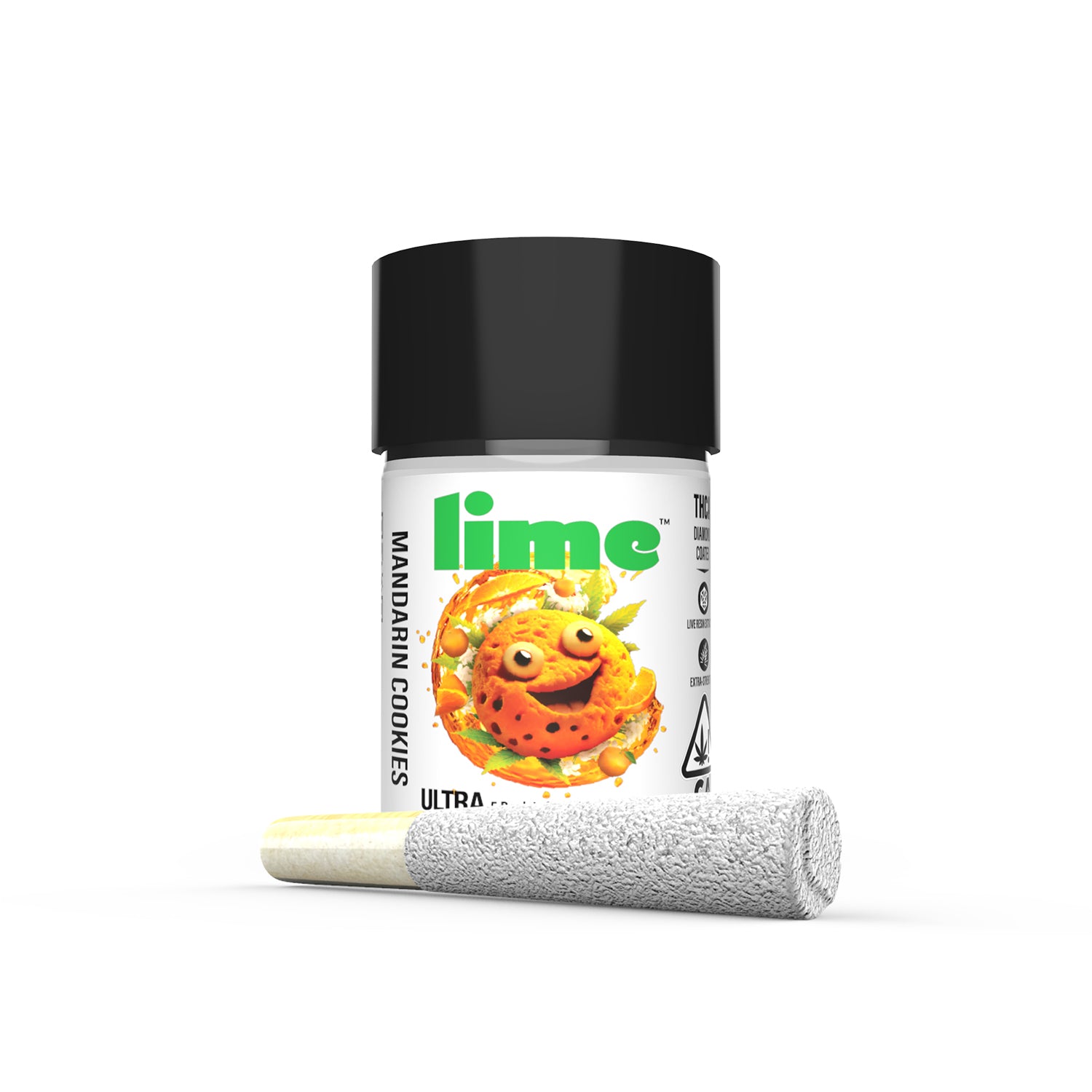 5-Pack THCA Infused Prerolls : Mandarin Cookies