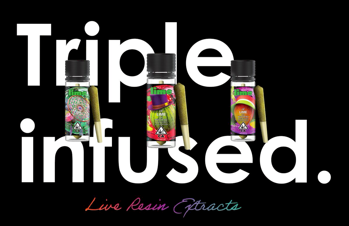 Triple Infused Lil Limes pre-rolls