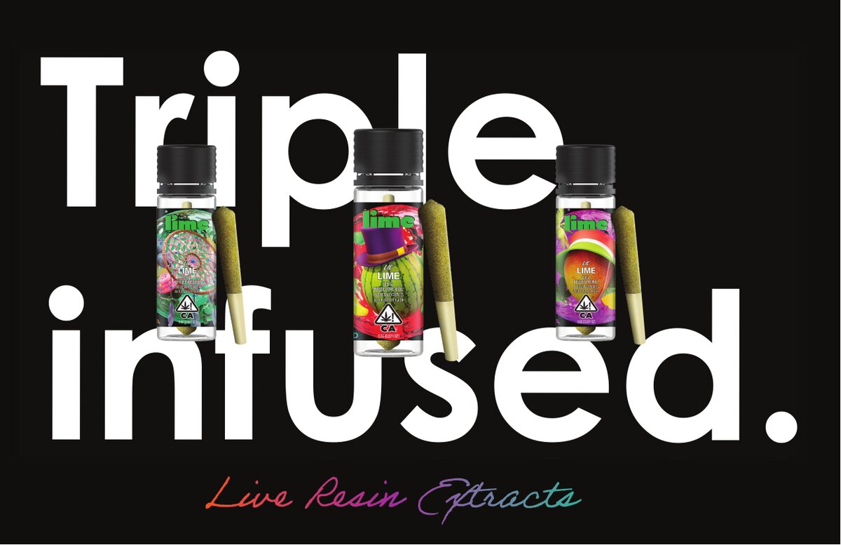Triple Infused Lil Limes pre-rolls