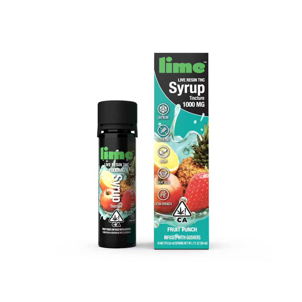 Live Resin Syrups : Fruit Punch