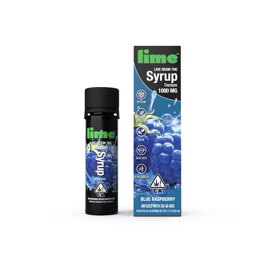 Live Resin Syrups : Blue Raspberry