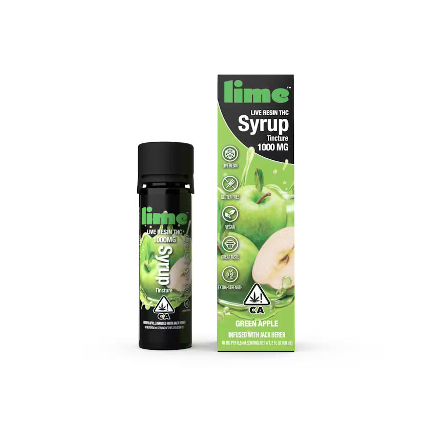 Live Resin Syrups : Green Apple