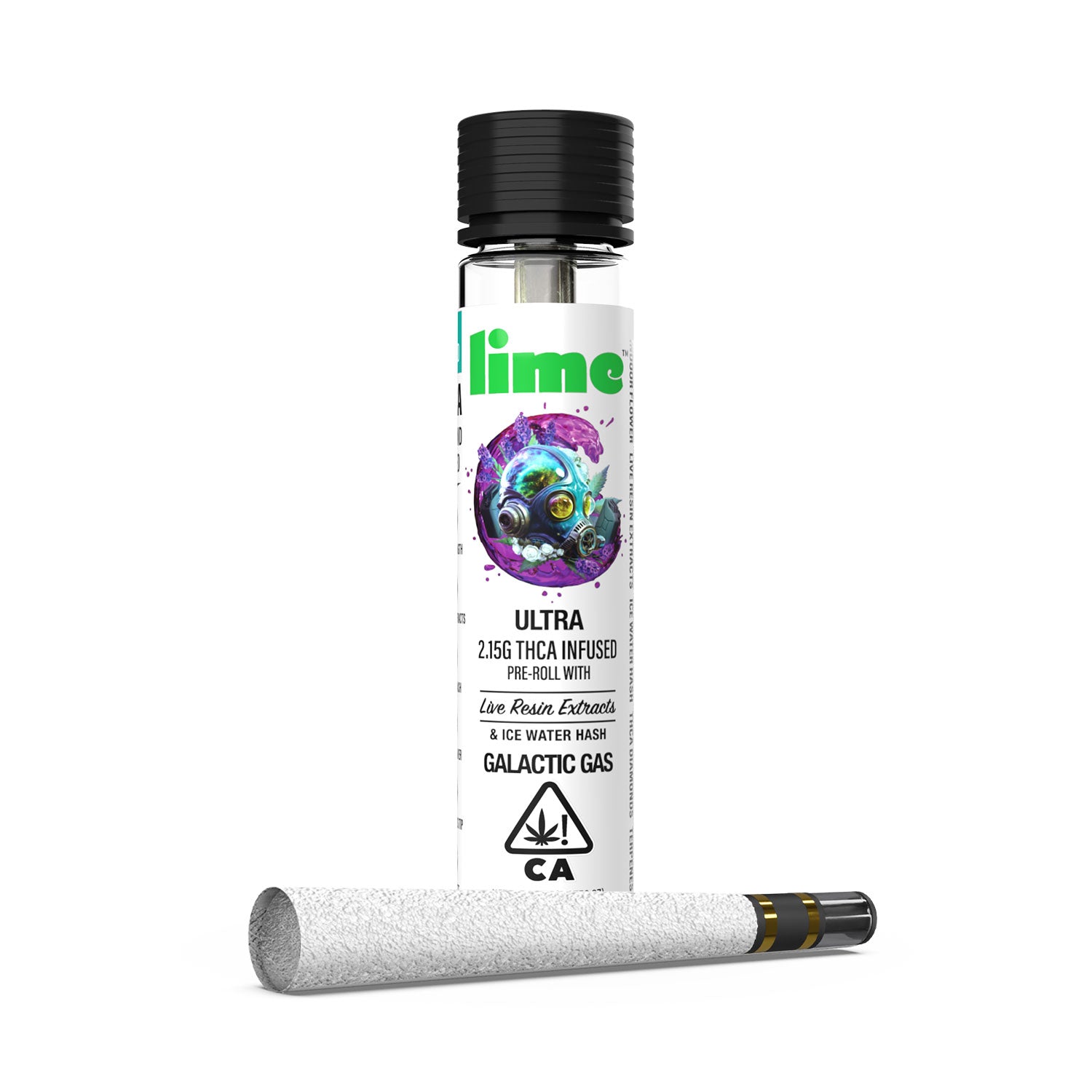 ULTRA THCA Infused Preroll : Galactic Gas